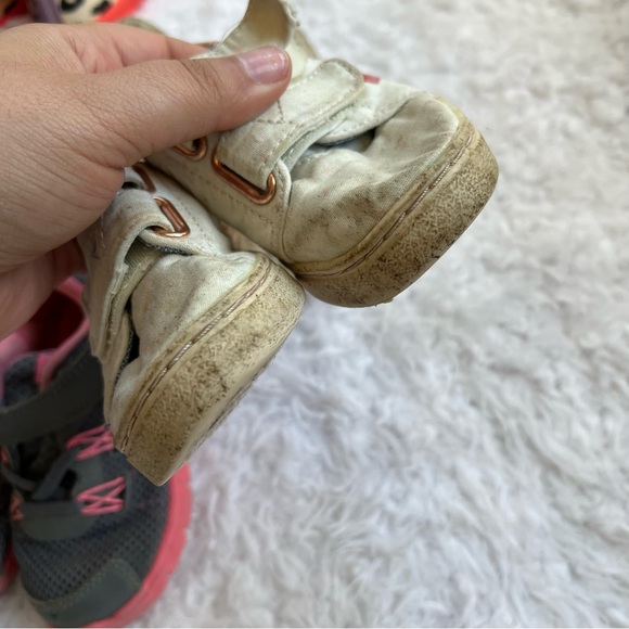 7 Baby Toddler Shoes Hunter Nike Toms Children's Place Crazy 8 Converse Sz 7 - Picture 12 of 16